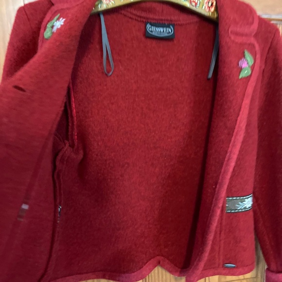 Oktoberfest Giesswein Boiled Wool Jacket Size 140 - Picture 8 of 10